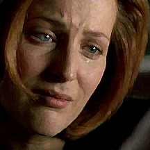 The sunset tinted the carvings smooth ivory surface a pinkish-red, and Scully couldnt help but notice it was the exact same shade as Ginis blood-tinged tears.