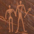 Mulder and Scully petroglyph