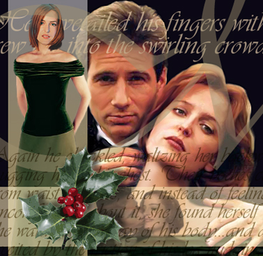Mulder and Scully at the Mistletoe Ball